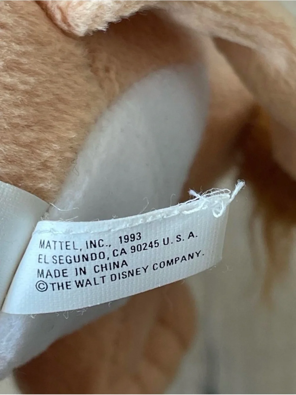 Vintage Disney Lion King Nala Plush Mattel 1993 Stuffed Animal Cub